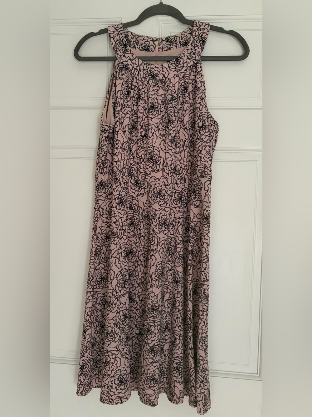 Tommy Hilfiger Pink and Black Floral Dress